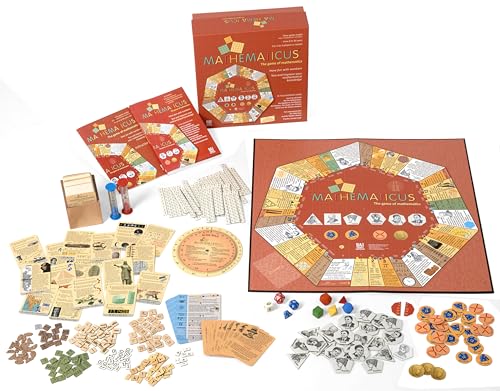 MATHEMATICUS - The Game of Mathematics - [English Edition] - Scientific Educational Game for Ages 8 and up - for Home and School - 525 Pieces