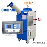 HayWHNKN Commercial Spot Cooler Mobile Cooling Air Conditioner Outdoor Air Conditioner 11900BTU/H Industrial Single Column Air-Cooled 220V 480m³/h