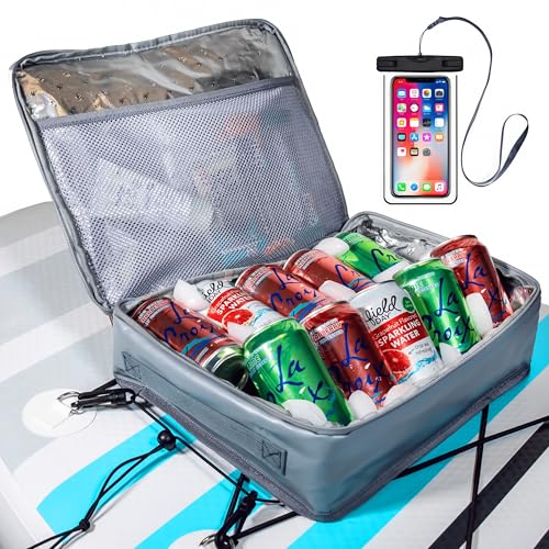 SUP-Now Paddle Board Accessories Cooler with Waterproof Phone Case – Essential SUP Accessories for Paddleboarding