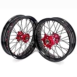 KKE 3.5/4.25x17'' Supermoto Wheels Fit For HONDA CRF250R CRF450R 2013-2025 CRF450RL/CRF450L/CRF450RX 2019-2025 Street Bike Rims Set