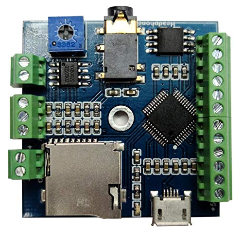 10 Buttons Triggered MP3 Player Board with 3W Amplifier and Terminal Block (v2)