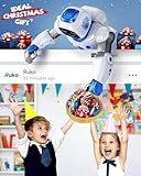 Ruko 1088 Smart Robots for Kids, Large Programmable Interactive RC Robot with Voice Control, APP Control, Present for 4 5 6 7 8 9 Years Old Kids Boys and Girls