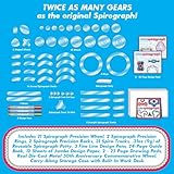 Spirograph Super 50th Anniversary Set –Arts and Crafts, Kids Toys, Art Supplies, Craft Supplies, Drawing Kit, Spiral Art, Classic Gear Design Kit, Case, Pens, Design Sheet Included, Ages 8+