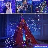 Light Up Led Balloons, 18 Packs Party Balloon Cell Battery included Inflated Size 22 Inches 3 Modes Flashing String Lights Clear Balloon, for Birthday Wedding Decorations (4 Colors)