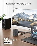 Anker Docking Station, Anker 575 USB-C Docking Station (13-in-1), Triple Display, 4K HDMI, 10 Gbps USB-C and 5 Gbps USB-A Data, 85W Charging for Laptop, 18W Charging for Phone, Ethernet, Audio, SD 3.0