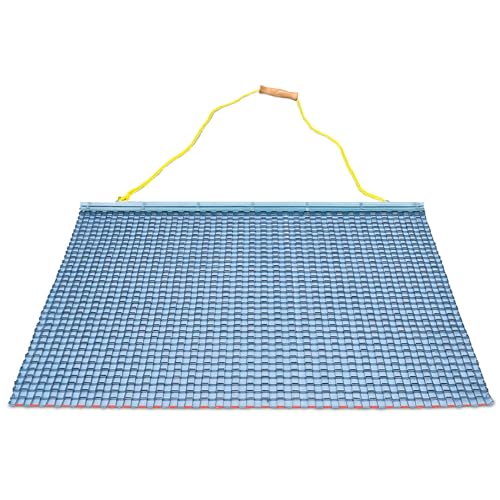 Yard Tuff Field Surface Leveling Drag Mat for Lawns, Driveways, Soil Plots & Baseball Diamonds - Heavy-Duty Steel Mesh with Zinc-Plated Finish & Tow Rope, ATV, UTV and Manual Pull Compatible