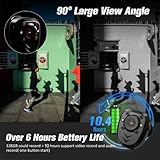 Mini Body Camera Video Recorder Built-in 128GB Memory Card with Night Vision IR & Loop Record HD 1080P, 4-6 HR Battery Life Wearable Police Cam for Home, Outdoor, Law Enforcement, Security Guard