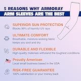 ARMORAY Arm Sleeves for Men - Tattoo Cover Up Sleeves - Arm Sleeves for Women - Sleeves to Cover Arms for Women & Men - Arm Compression Sleeve