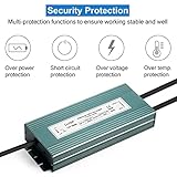 LLTOP LED Driver 400 Watts 110V/120V AC to 12V DC 33.3A Power Supply Waterproof Low Voltage Transformer Converter for Indoor Outdoor LED Lights