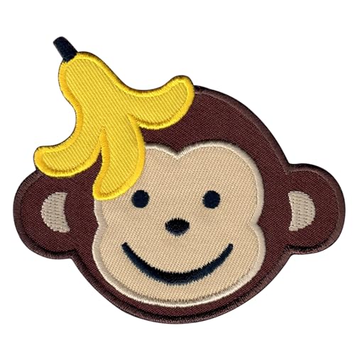PatchMommy Monkey Patch, Iron On/Sew On - Appliques for Kids Children