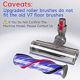 Upgrade Brush Roller For Dyson V7 V8 V10 V11 V15 Sv10 Sv11 Sv12 Sv14 Direct Drive Cordless Vacuum Head Attachments, For Dyson Roller Brush Replacement Part No. 972500-01 (Not suitable for old V7)