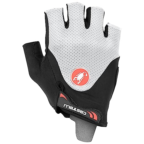 CASTELLI Men's Arenberg Gel 2 Glove for Road and Gravel Biking l Cycling - Black/Ivory - X-Large