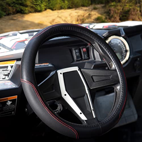 SHEJISI Golf Cart Steering Wheel Cover - 13.5 inch Universal Fit for 13.5" to 14 inch Boat, UTV, Polaris RZR - Non-Slip Comfortable