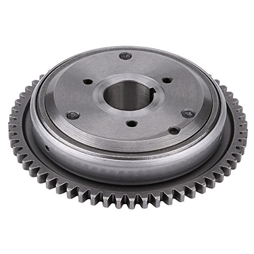 Acouto Starter Drive Clutch Primary Starter Drive Sprag Clutch Assembly for Scooter Moped GY6/125CC/150CC/152QMI/157QMJ/ATV 60 Tooth Gear 20 Sprags