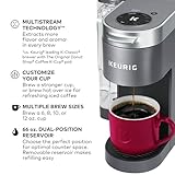 Keurig K-Supreme Single Serve K-Cup Pod Coffee Maker, MultiStream Technology, 4 Brew Sizes, 66oz Dual-Position Removable Reservoir, Gray