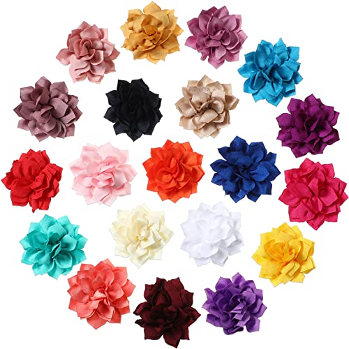 Saintrygo 20 Pieces Dog Collar Flowers Multi Color Pet Bow Ties Flower Collars for Dogs Grooming Cat Puppy Accessories