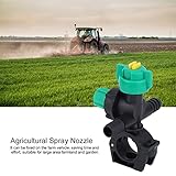 Agricultural Spray Nozzle, 4Pcs Fan Shaped Spraying Nozzle Hose Drip Irrigation Sprayer Nozzle External Thread Agricultural Sprayer Hose Misting Nozzle