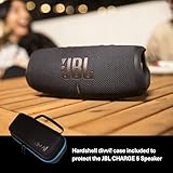 JBL Charge 5 (Black) + Bundle with divvi! Protective Hardshell Case (Black)