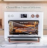 Café Couture Oven with 14 essential cooking modes, including Air Fry, CrispFinish, Bake, Broil, Roast, Toast, Pizza, WiFi & Smart Connected, Voice Control, Countertop Small Appliances, Matte White