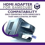 Kaico Gamecube HDMI Adapter Lead for The Nintendo Gamecube Running GCVideo Software. Supports 2X Line-Doubling and Includes Remote Control. A Simple Plug & Play Gamecube Adapter Solution