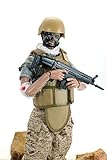 BJPEY 12" Wounded Soldier Action Figures Soldiers Toys 1:6 Scale Boys Children PlaySets (Wounded Soldier)