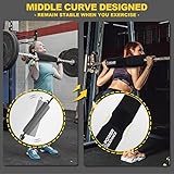 POWER GUIDANCE Barbell Squat Pad - Neck & Shoulder Protective Pad Anti-Skid Points for Squats, Lunges, Hip Thrusts, Weightlifting - Fit Standard and Olympic Bars