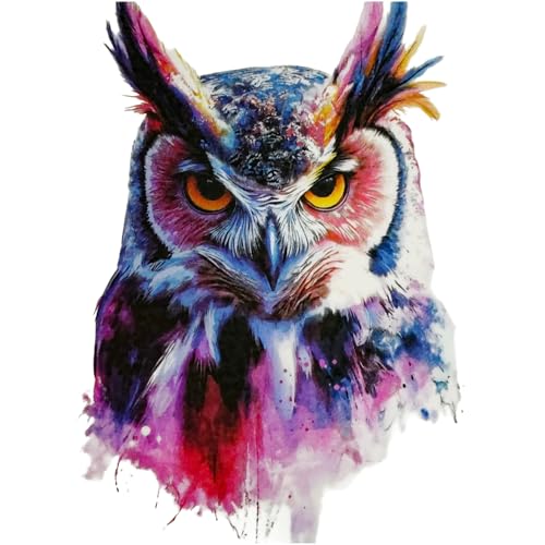 63 Sheets 3D Personalized Temporary Fake Tattoos for Adults Women Men Realistic Long Lasting Colorful Tiger Lion Wolf Owl Fox Butterfly Crane Watercolor Flowers Tattoos Waterproof Body Art Stickers C1