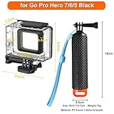 Compatible for Go Pro Hero 7 6 5 Black Waterproof Housing Case 45M/147FT Protective Underwater Dive Case Shell with Cameras Handle Mount Accessories Kit