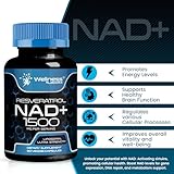 WELLNESS LABSRX NAD Supplement, 1500mg - Liposomal NAD+ Supplement with Resveratrol, NAD Plus Boosting - Support Cellular Health, Stamina & Healthy Aging - Ultra Strength Capsules, USA Made