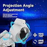 Star Projector Galaxy Night Light - Astronaut Space Projector, Starry Nebula Ceiling LED Lamp with Timer and Remote, Kids Room Decor Aesthetic, for Christmas & Birthdays