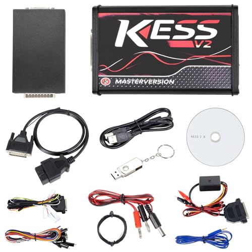 Kess V2 V5.017 V2.8 ECU OBD2 ECU Programming Tool Unlimited Token Car Diagnostic Tool,Works on Win XP Win7 32bit Win 8 etc.