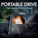 LaCie Rugged 5TB Portable External HDD - USB 3.0/2.0 Compatible, Shock/Dust/Rain Resistant for Mac & PC, Orange, Grey