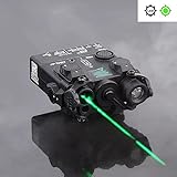 DABL-A2 Green Powerful Laser Dot IR Indicator Sight with M600C Flashlight & Dual Control Remote Pressure Button Switch，600 Lumen White LED Tactics Scout Torch Lights