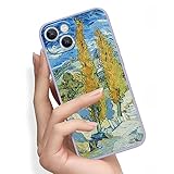 MURLEBAY Case for iPhone 14, Vintage Trees Landscape Classic Art Phone Case, Nature Mountains Phone Cover for iPhone 14(6.1inch)