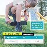 BraceAbility Lace Up Kids Ankle Brace - Pediatric Figure 8 Sprained Foot Support Wrap for Active Youth, Children in Sports, Basketball Protection, Gymnastics, Soccer, and Volleyball (XS)