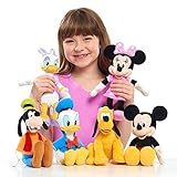 Disney Gang 9" Bean Plush Mickey Minnie Mouse Donald Pluto Goofy - 5 Pack