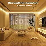 PAUTIX COB LED Strip Light 65.6ft/20m,9600 LEDs Warm White 2700K,Work with Alexa/Google Assistant,CRI93+ Super Bright High Lumen,Dimmable 24V Flexible LED Light Strip,for Home&Office DIY Lighting