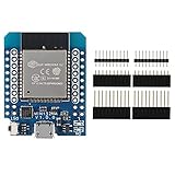 DWEII 5PCS ESP32 Mini NodeMCU Board ESP32 D1 Mini ESP-32 WiFi+Bluetooth Development Module Board Base on ESP8266 Compatible with Arduino WeMos D1 Mini