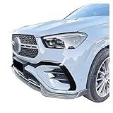 Compatible For Benz GLE Class GLE Coupe W167 C167 2024+ High Quality ABS Black Car Bumper Front Lip Spoiler Knife Cover Body Kit(ABS carbon)