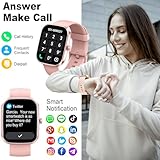 Smart Watch(Answer/Make Call), 1.91" Smartwatch for Men Women,2025 Fitness Watch with 110+ Sport Modes, Fitness Activity Tracke with Pedometer/Sleep Monitor/Heart Rate/IP68 Waterproof, for Android iOS