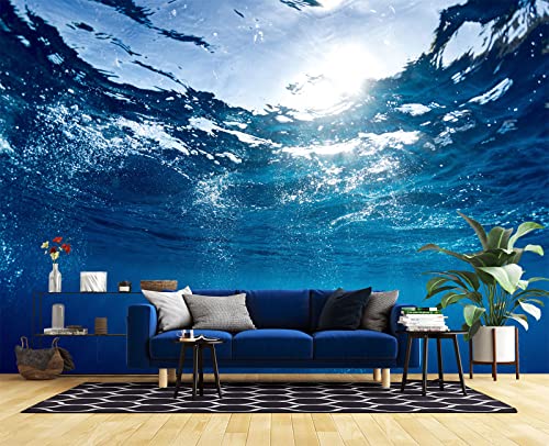 Eierme Sunlight Shining into The sea Wall Mural Wallpaper for Bedroom 178" x 117"