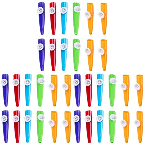 36 Pcs Children's Kazoo Kids Kazoo Toy Musical Instrument Kids Educational Instrument Mouth Instruments Kids Kazoo Plaything Kids Instrumental Kazoo Interesting Kazoo Toy