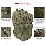 Luminary Tactical Trauma Kit - Fully Stocked First Aid Trauma & Emergency Survival Medical Kit, First Responder Backpack for EMS/EMT, Essential Supplies for Preppers & Professionals (Olive Drab)