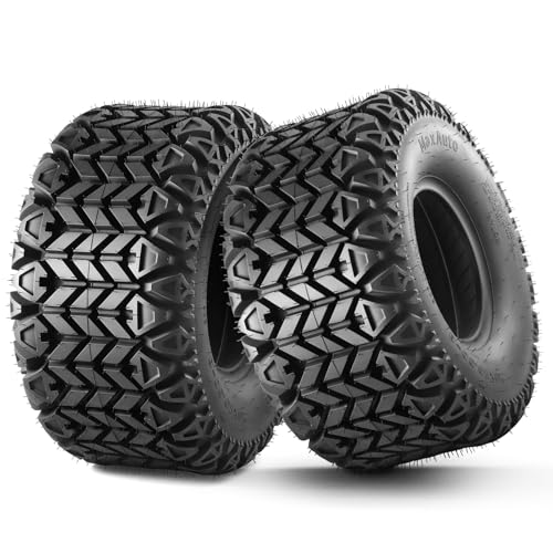 MaxAuto AT20x10-8 ATV/UTV Tires, 20x10-8 All Terrain Tires for All Trail Rear Tire, Mud Sand Off-Road Tire, 4-Ply Tubeless, 2 Pack