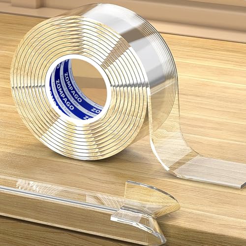 ZOMPAGO Clear Soft Corner Protectors for Furniture Strip,Sharp Edge & Table Bumper,Window Edge,Wall Protector, Soft Corner Guards Safe for Proof,Table Corner Protectors in Family,0.8in x13FT