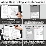 Ophayapen Syncify Digital Notebook Smart Pen Notebook and Writing Board Set, Real-time Sync for Digitizing, Storing, and Sharing Paper Notes, Compatible with Smartphone (Android and iOS)