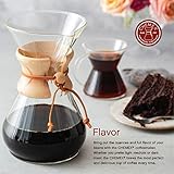 Chemex Pour-Over Glass Coffeemaker - Classic Series - 8-Cup - Exclusive Packaging