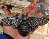 Solid Brass Bee Door Knocker,6.3 Inches Wide,3.5 inches Tall (Black Oxide)