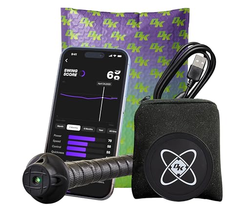 Diamond Kinetics SwingTracker Bat Sensor and Swing Analyzer with Free 1-Year Subscription for Baseball and Softball