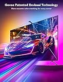 Govee Envisual TV LED Backlight T2 with Dual Cameras, 21ft RGBIC Wi-Fi LED Strip Lights for 98-100 inch TVs, Double Strip Light Beads, for Home Decorations, Smart App Control, Music Sync